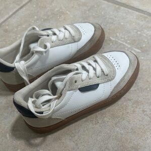 Zara Kids White and Beige Sneakers